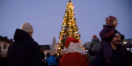 Julegrantenning og fakkeltog