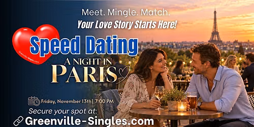 Speed Dating\u2014A Night in Paris \u2764\ufe0f
