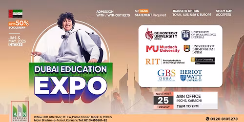 Dubai Education Expo - PECHS Karachi