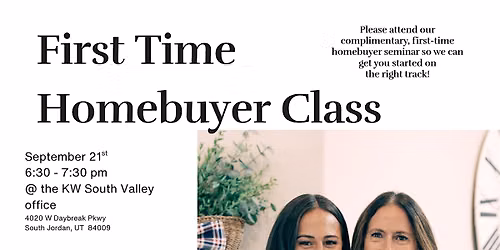 First Time Homebuyer Class