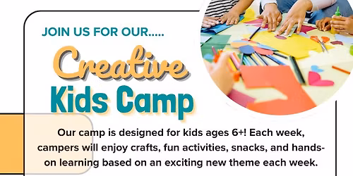 Creative Kids Camp ALL Summer at Our Creative Marketplace WAPAKONETA