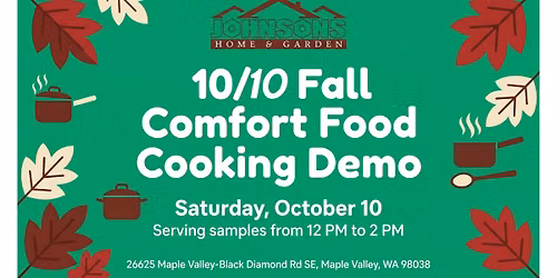 10\/10 Fall Comfort Food Cooking Demo