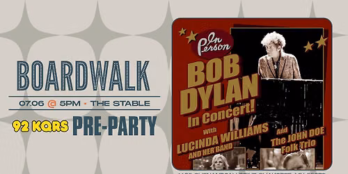 92 KQRS Bob Dylan Pre-Party