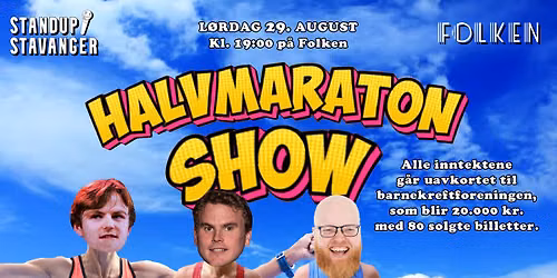 Halvmaraton Show p\u00e5 Folken - 29. august
