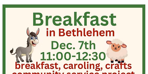 Breakfast in Bethlehem