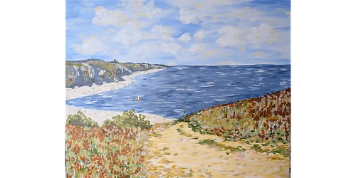 Monet Inspired Coastal Path - Paint and Sip in Phoenix | Classpop!\u2122