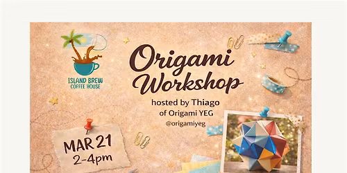 Origami Workshop at Island Brew