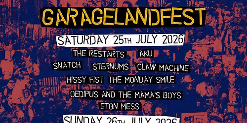 GaragelandFest - a two day free festival of punk, garage rock and hardcore at Daltons Brighton