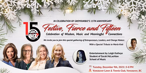 Festive, Fierce and Fifteen: Celebration of Wisdom, Music and Meaningful Connections