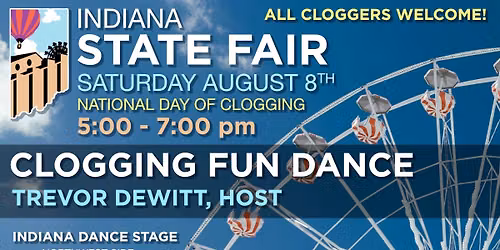 Indiana State Fair Clogging Fun Dance with Trevor DeWitt