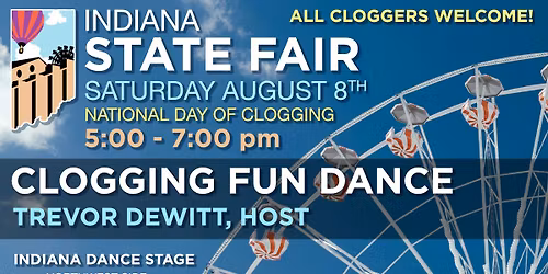 Indiana State Fair Clogging Fun Dance with Trevor DeWitt