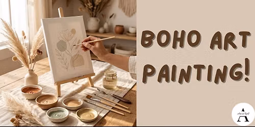 Canvas painting! Boho style