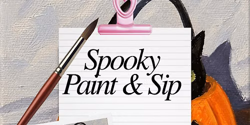 Spooky Paint & Sip- Oct 20 Stout House Grayson