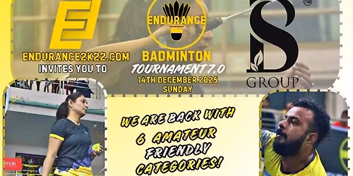 Endurance Badminton Tournament : 7.0
