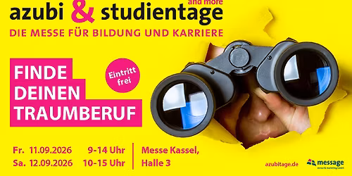 Kassel 2026 | Bildungsmesse azubi- & studientage 