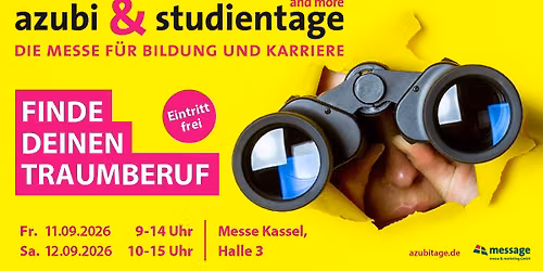 Kassel 2026 | Bildungsmesse azubi- & studientage 