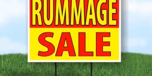 Annual Rummage Sale!