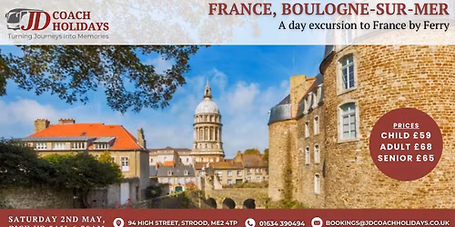 France, Boulogne-sur-Mer inc Coach Travel
