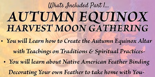 Autumn Equinox Harvest Moon Gathering \ud83c\udf3e  
