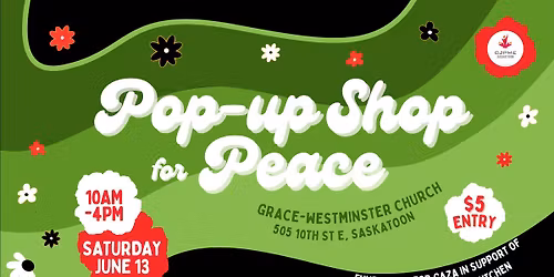 Pop-up Shop for Peace Fundraiser