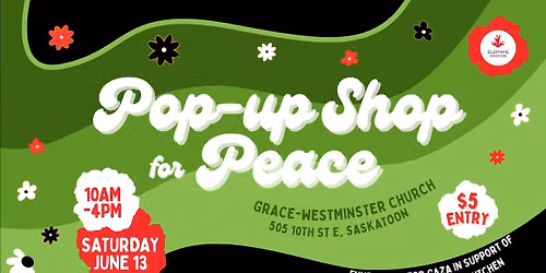 Pop-up Shop for Peace Fundraiser