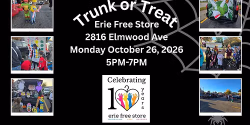 Trunk or Treat at Erie Free Store 2026!