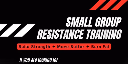Small Group Resistance Training Class