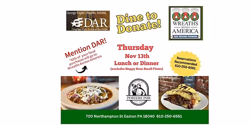 Dine to Donate - Wreaths Across America 2025