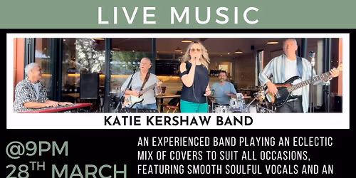 Live Music with The Katie Kershaw Band