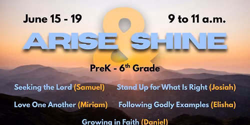 Arise and Shine! VBS 2026