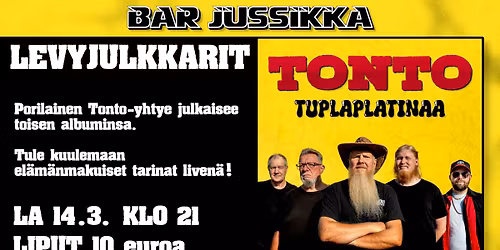 Tonto - Tuplaplatinaa LEVYJULKKARIT