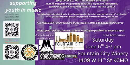 KC Unites showcase! Band of Angels auction and fundraiser