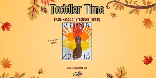 Toddler Time: Little Hands of Gratitude Turkey \ud83e\udd83 \ud83c\udf41\ud83e\udde1