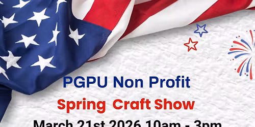 PGPU\u2019s Spring Craft Show