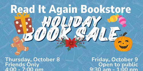 Read It Again Bookstore - Holiday Book Sale