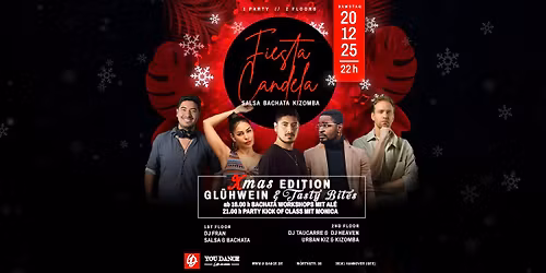 Fiesta Candela X-Mas Party  Salsa-Bachata-Kizomba