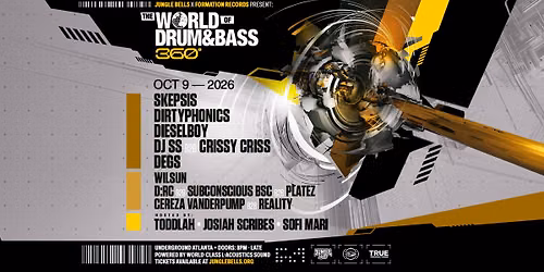 First ever World of Drum & Bass 360\u00b0 event in Atlanta - Massive