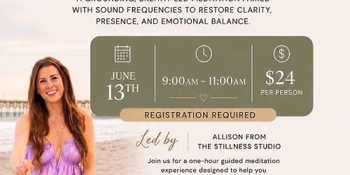 Guided Meditation + Sound Healing Class