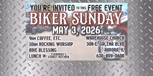 Biker Sunday at Warehouse Church