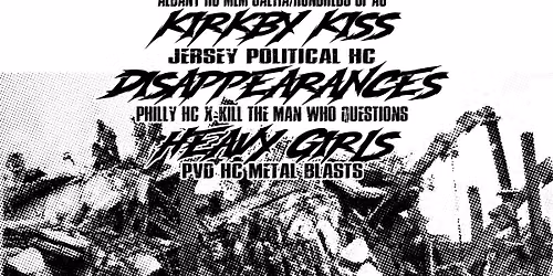 Riverbed, Spiritkiller, Kirkby Kiss, Disappearances, Heavy Girls