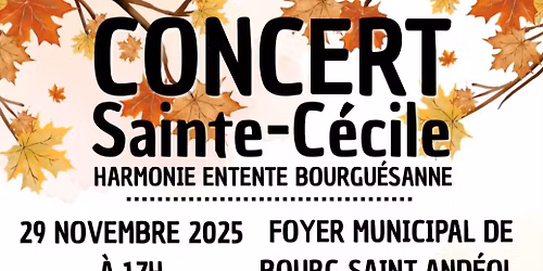 Concert de Sainte Cécile 2025