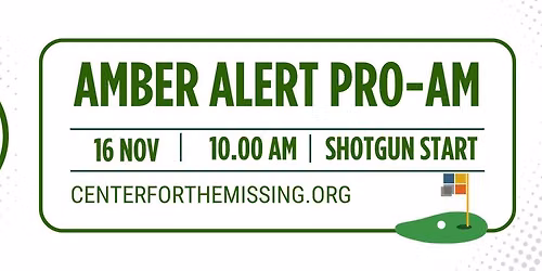 2026 Amber Alert Pro-Am Golf Tournament