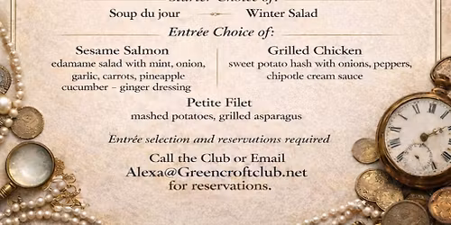 Antiques Appraisal Dinner