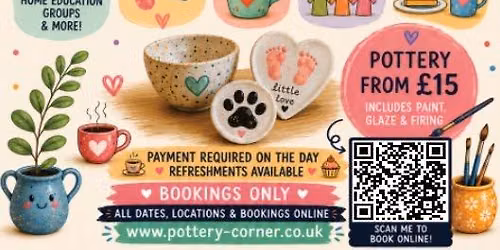 Monthly Pottery Painting Group - Poole\ud83d\udc76
