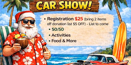 Christmas in July Car Show hosted by Northern Neck Jeepers