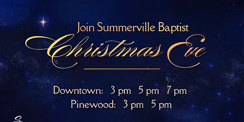 Christmas Eve Services - 3pm & 5pm