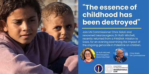 "The essence of childhood has been destroyed": Chris Sidoti and Dr Ruth Mitchell, Wollongong