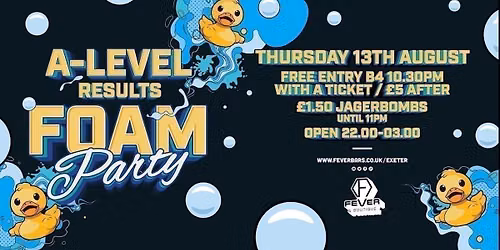 A-Level FOAM PARTY