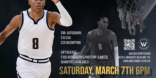 Peyton Watson of the Denver Nuggets Public Signing!