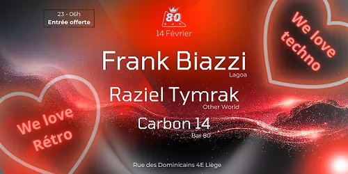FRANK BIAZZI\/ RAZIEL TYMRAK\/ CARBON 14 \u300bTECHNO & RETRO